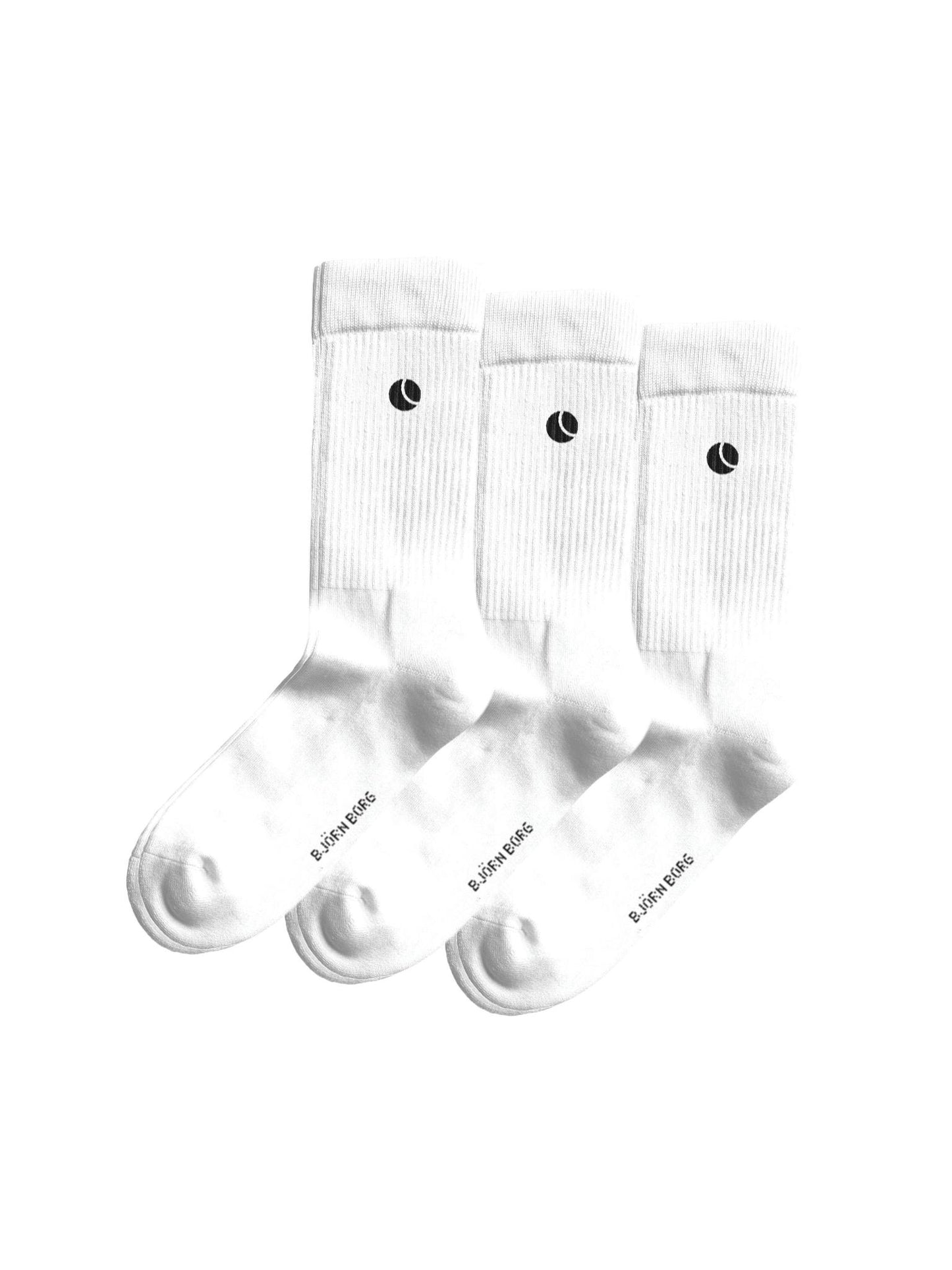 Björn Borg Classic Crew Sock 3-pak (White)