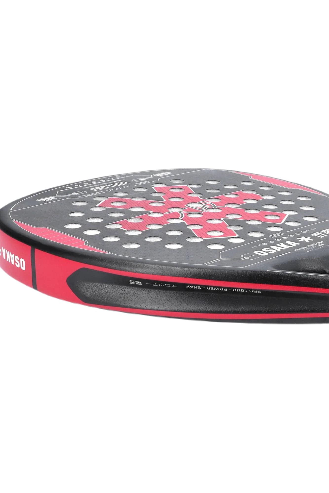 Osaka Pro Tour Power Snap 2023 Padelbat (Maroon/Grey)