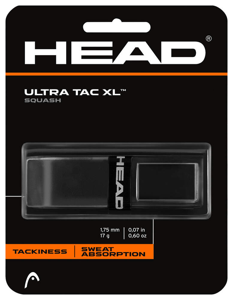 Head Ultra Tac XL Grip (Sort)