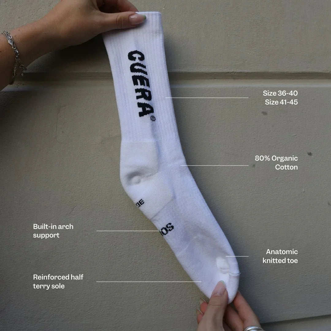 Cuera Padel Socks White/Navy