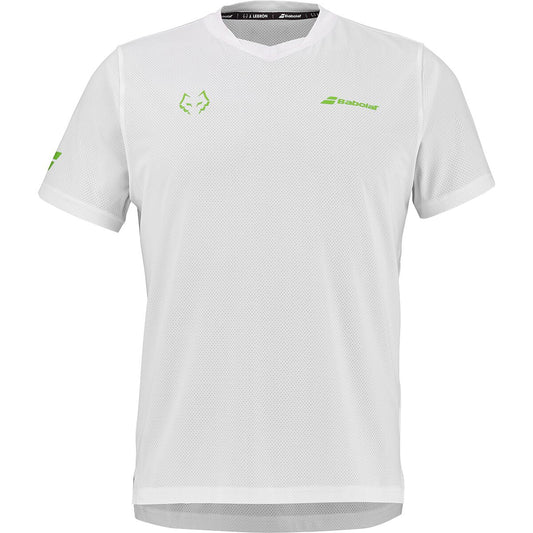 Babolat Crew Neck Tee Juan Lebron (White/White)