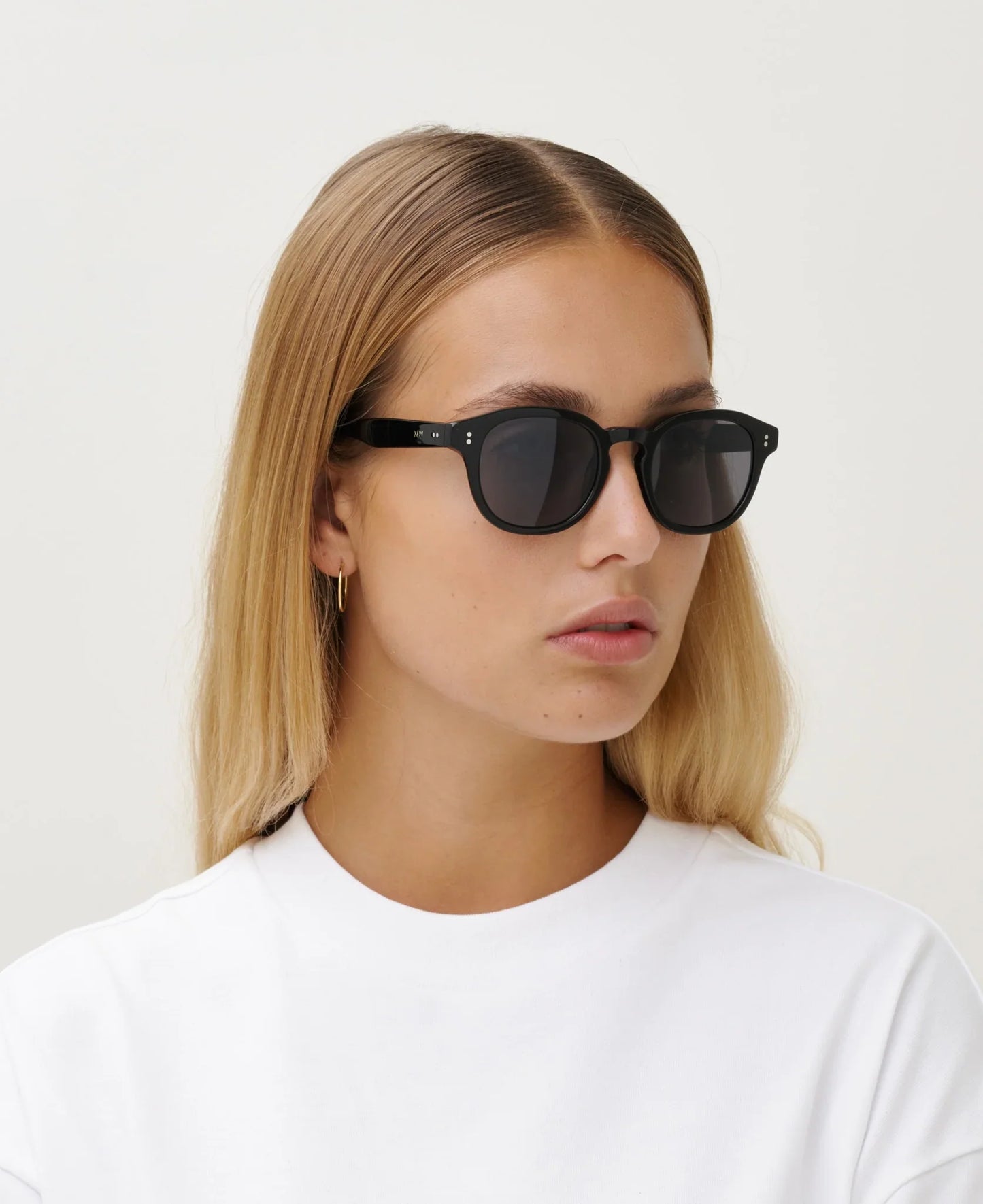 MessyWeekend Bille Solbriller (Black Grey)