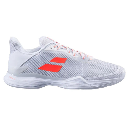 Babolat Jet Tere Clay Women Padelsko (White/Living Coral)