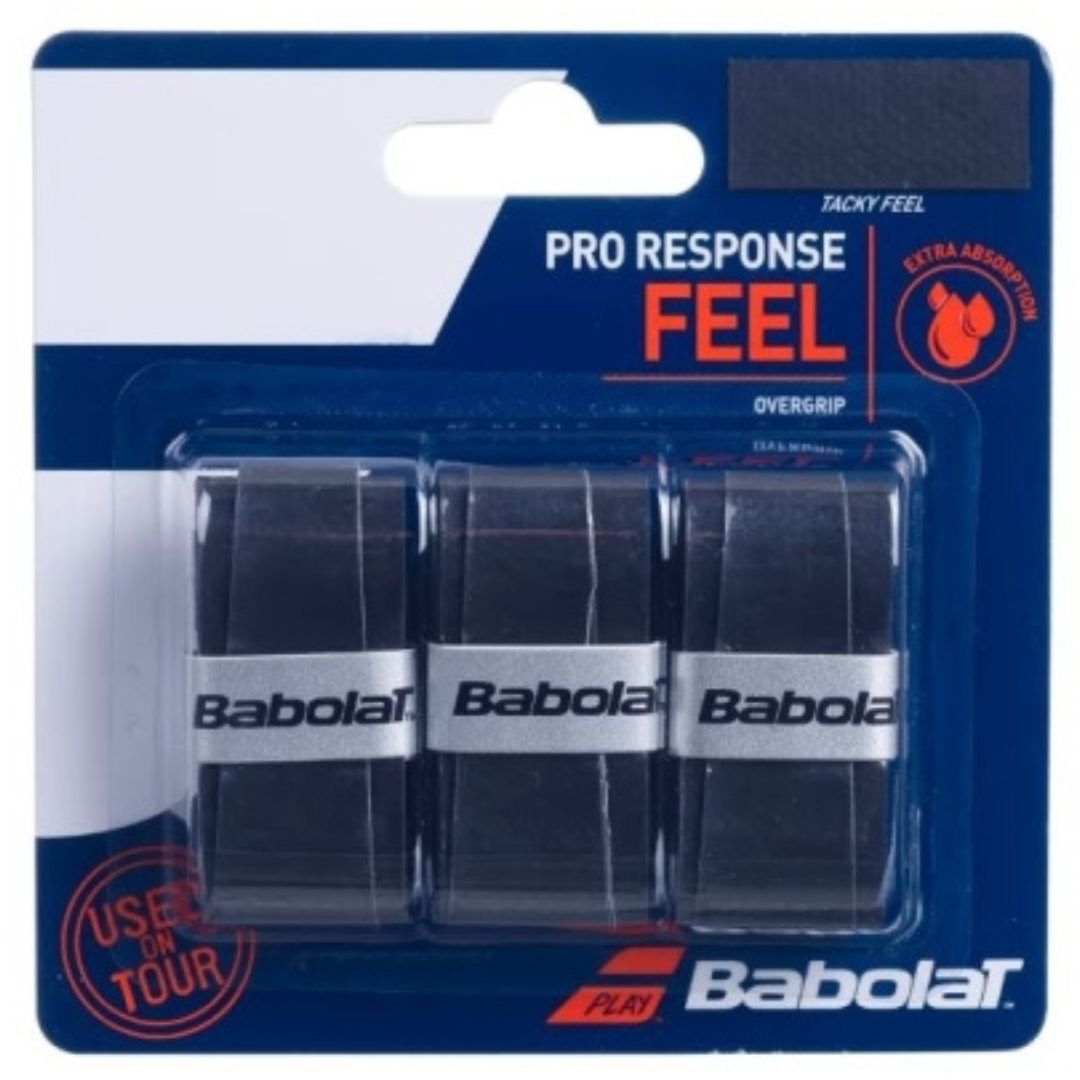 Babolat Pro Response Overgrip (Sort, 3-pak) padellife