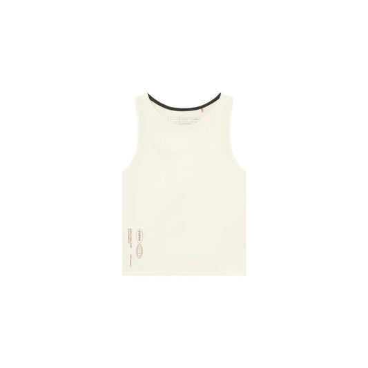 Cuera Oncourt Cropped Tank Top (Off White)