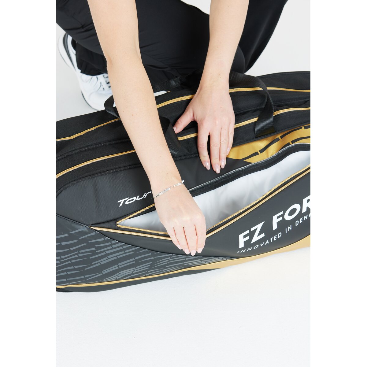 FZ Forza Tour Line Square Taske (Sort/guld)