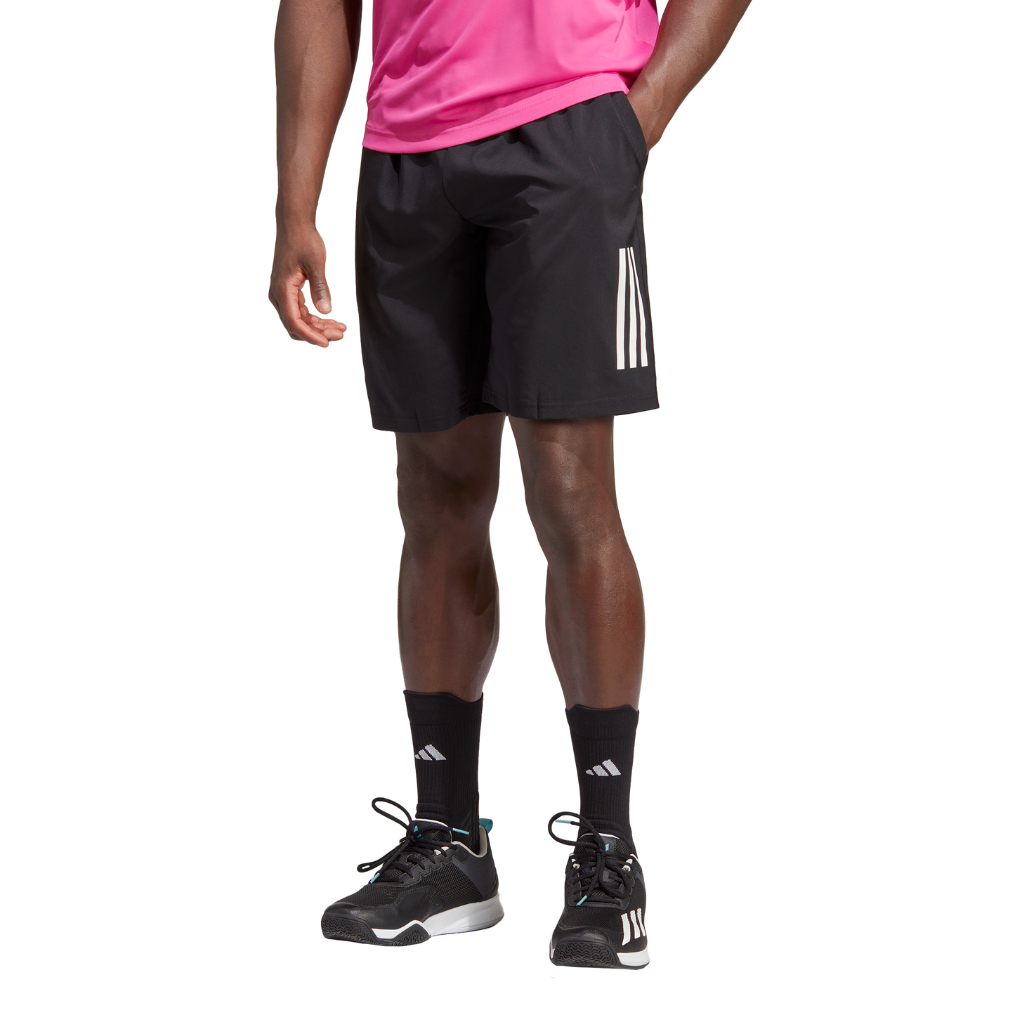 Adidas Club 3-Stripe Shorts "9 (Black)