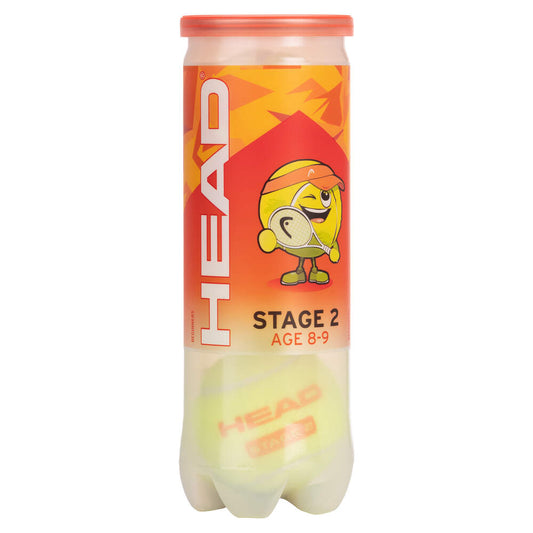 Head Stage 2 Orange Tennisbolde (3 stk.) - Racketlife.dk