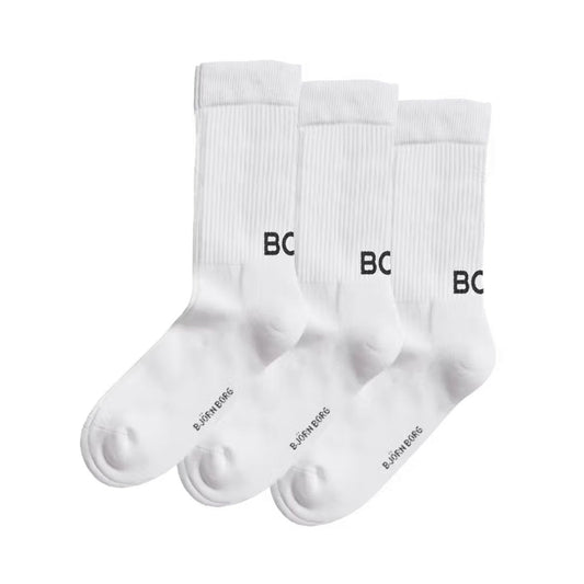 Björn Borg Core Crew Polyamide Sock (3-pak, White)