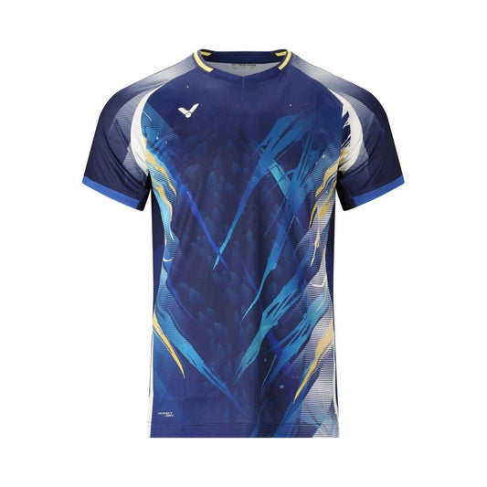 Victor T-60004 Lee Zii Jia T-shirt (Navy) - Racketlife.dk