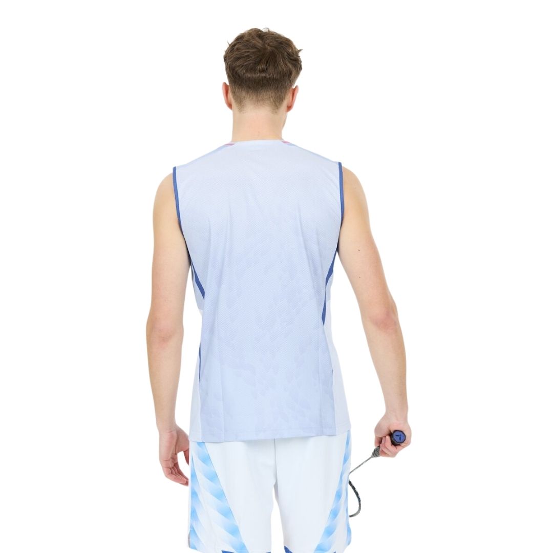 Victor T-60005 Lee Zii Jia Sleeveless T-shirt (Aquarius) - Racketlife.dk