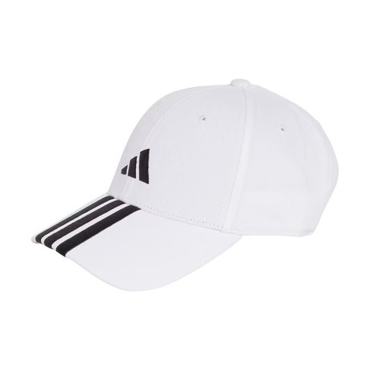 Adidas 3-Stripes Baseball Cap (White)