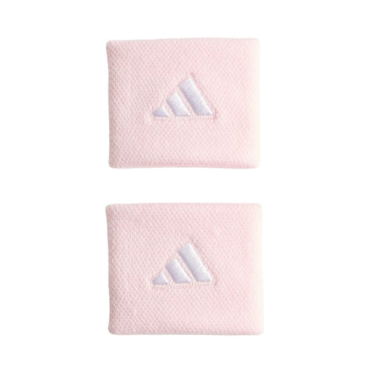 Adidas Wristbands Small (2-pak, Distilled Pink/White)