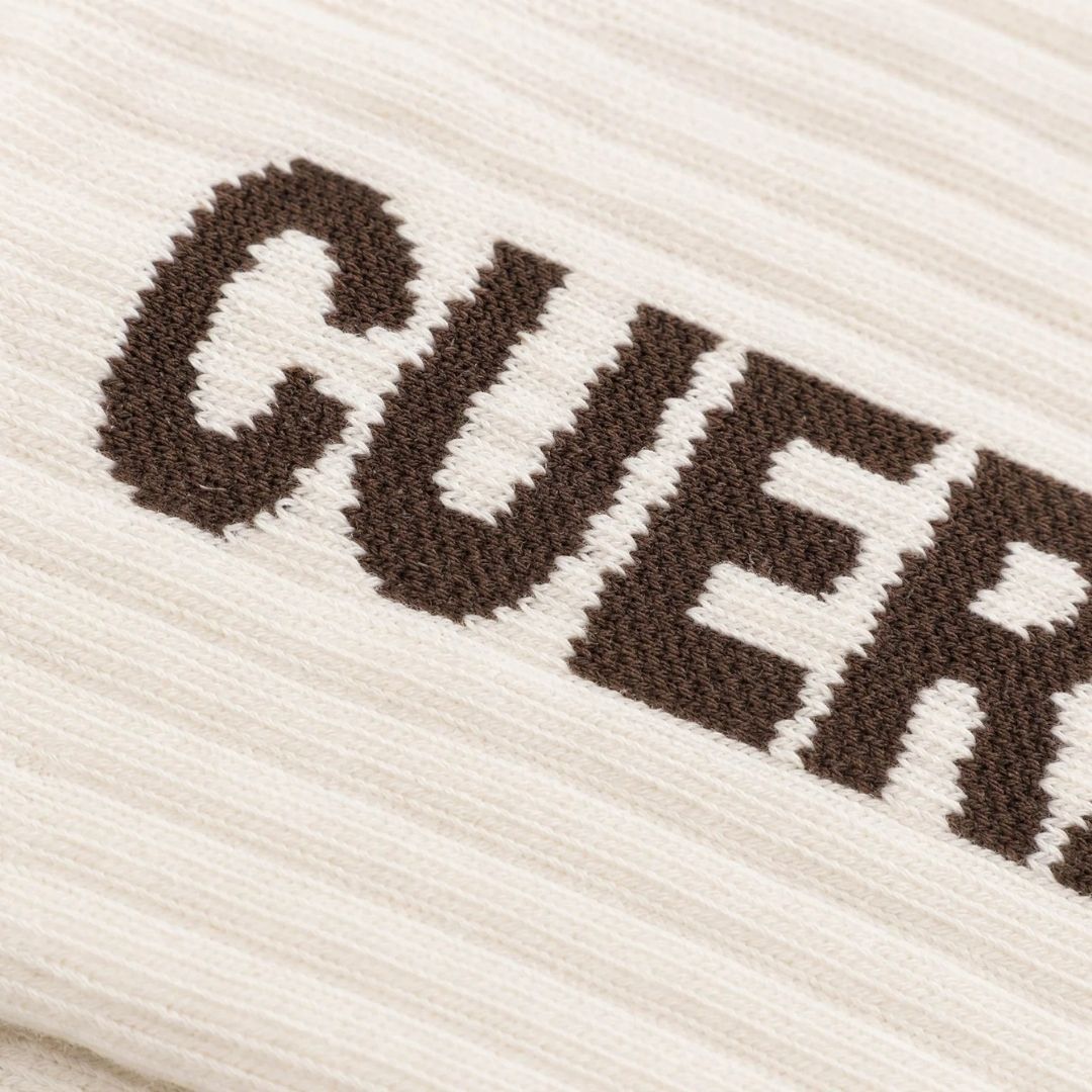 Cuera Padel Strømper (2-pak, Off-White/Dark Brown)