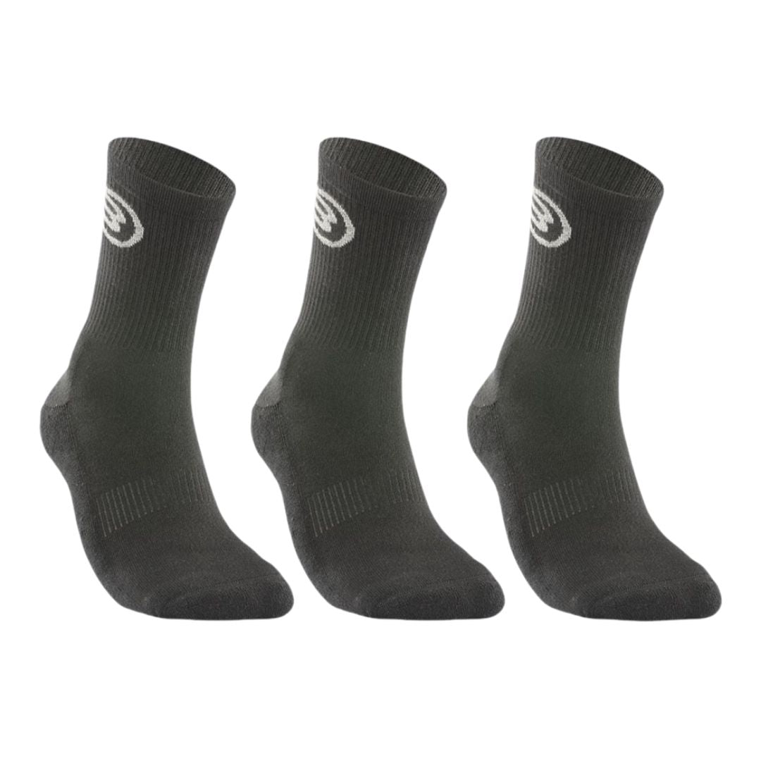 Bullpadel BP262 Padelstrømper (3-pak, Black)