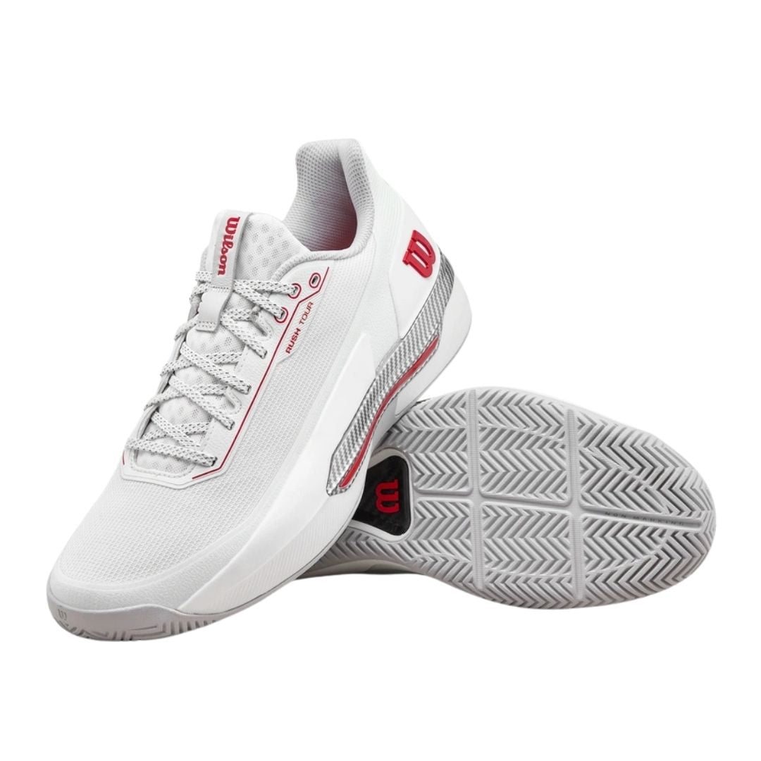 Wilson Rush Tour 5 CTC (Bright White/Wilson Red/Microchip)