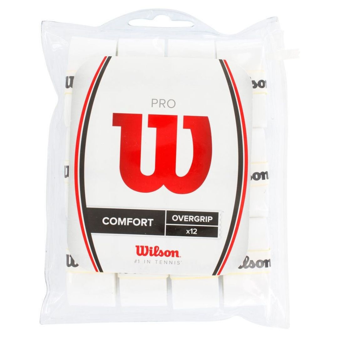 Wilson Pro Overgrip (Hvid, 12-pak) padellife