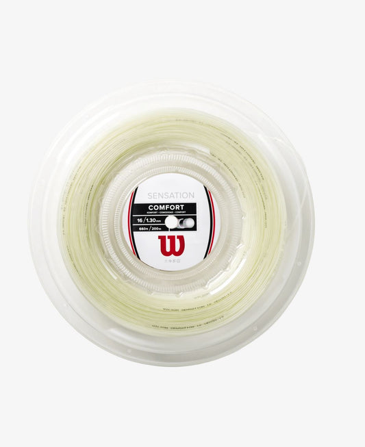 Opstrengning med Wilson Sensation 16 1,30 mm (Nature/Transparent)