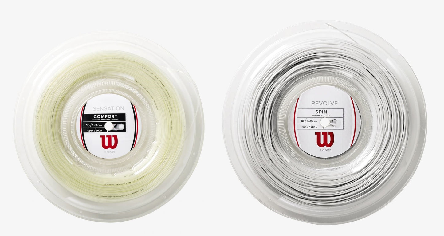 Opstrengning med Wilson Revolve/Sensation Hybrid 1,30 mm