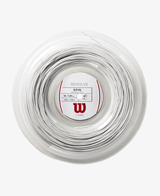 Opstrengning med Wilson Revolve 16 1,30 mm (White)