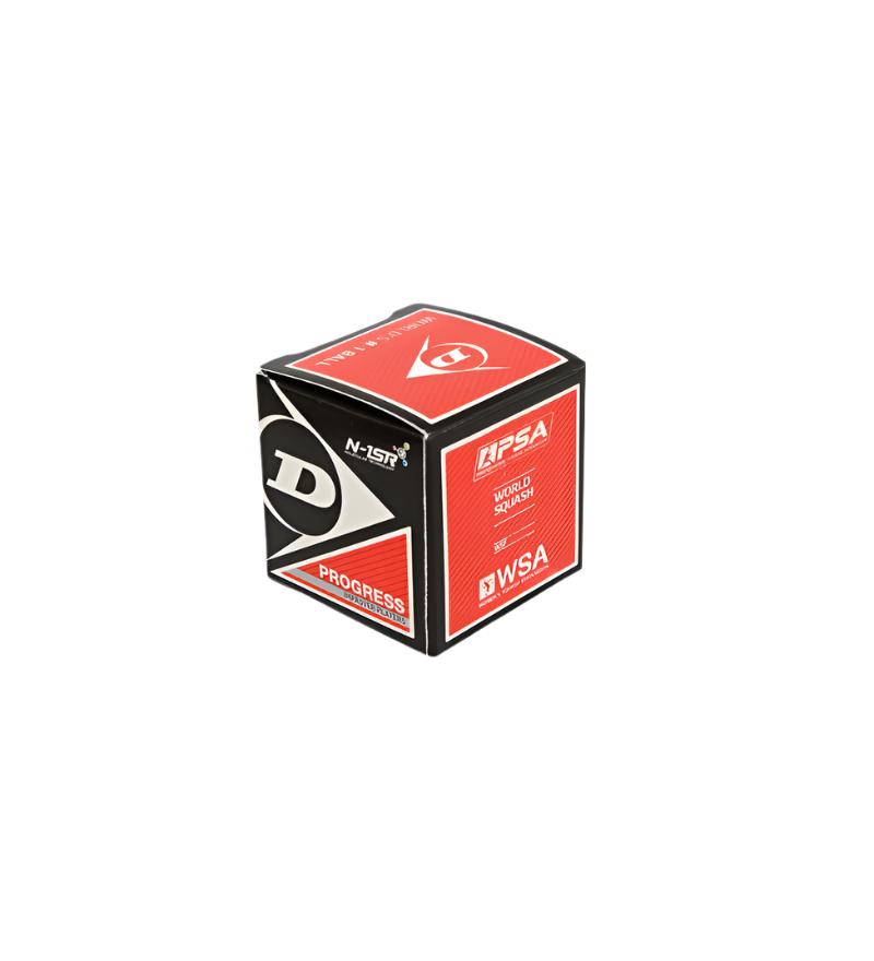 Dunlop progress squash bold rød prik