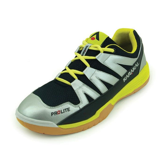 Karakal Pro Lite Squashsko (Silver-Yellow)