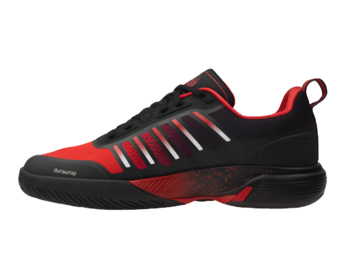 K-Swiss Ultra Court Padelsko (Black/Anthracite/Sanyo Red) - Padellife