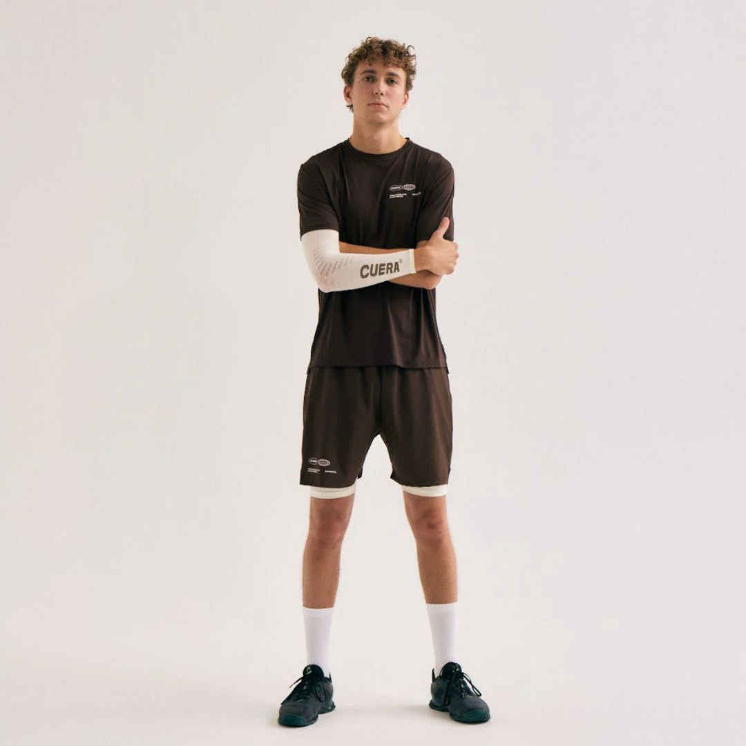 Cuera Oncourt Airy Logo T-shirt (Dark Brown)