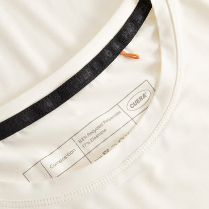 Cuera Active WPC Light Weight T-shirt (Off White/Walnut)