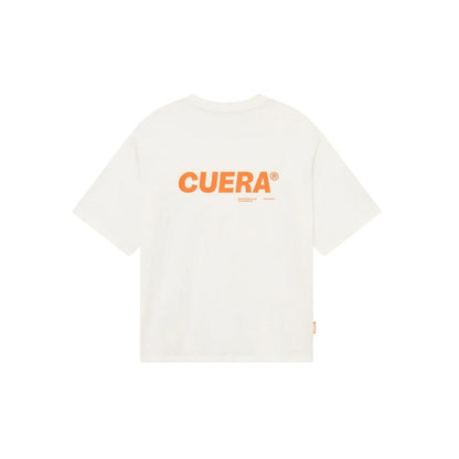 Cuera Offcourt Logo T-Shirt (Off White w. Orange)