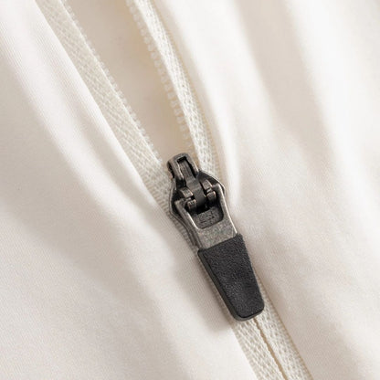 Cuera Active Zip Cardigan (Off White)