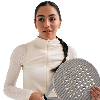 Cuera Active Zip Cardigan (Off White)