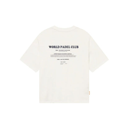 Cuera Offcourt Legacy Short Sleeve Tee (Off White/Navy)