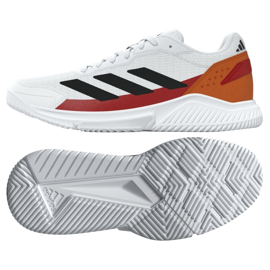 Adidas Courtquick Men (Cloud White/Core Black/Lucid Orange)