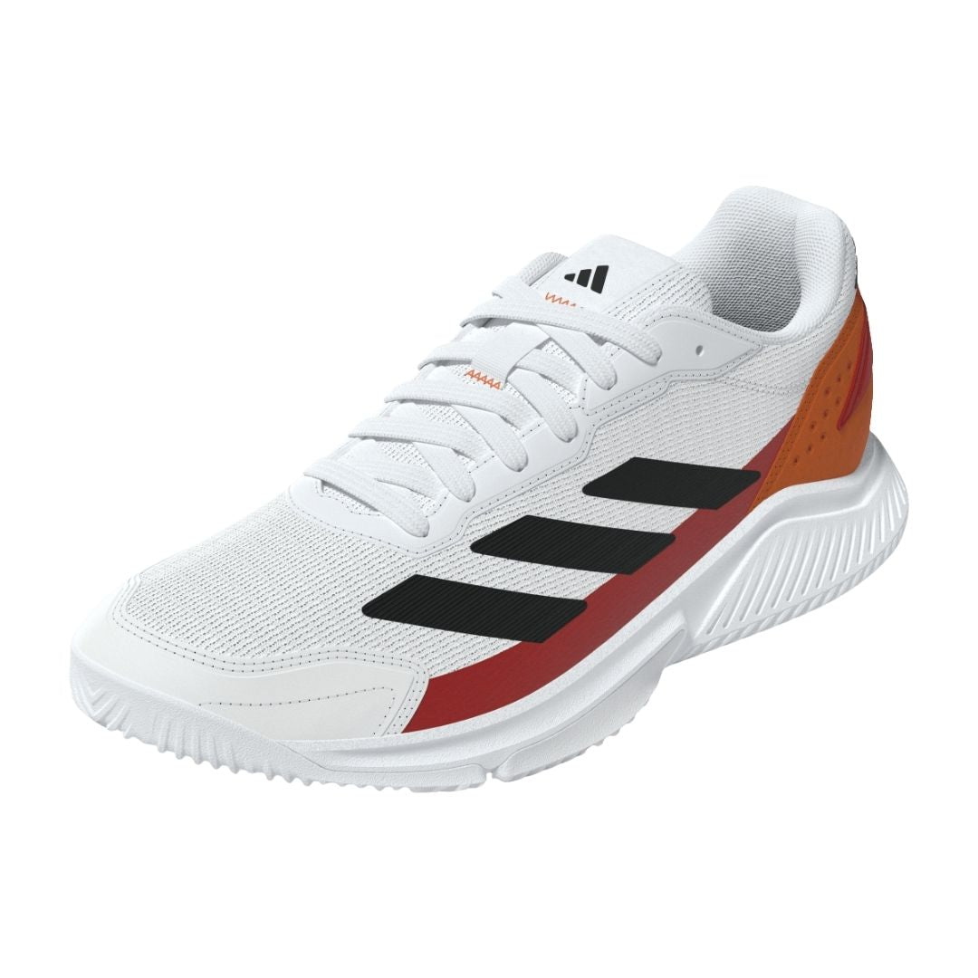 Adidas Courtquick Men (Cloud White/Core Black/Lucid Orange)