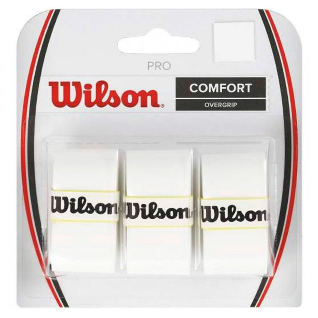 Wilson Pro Overgrip (Hvid, 3-pak) padellife