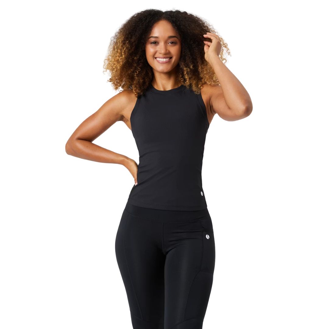 Björn Borg Ace Pocket Ribbed Tank Top (Black Beauty)