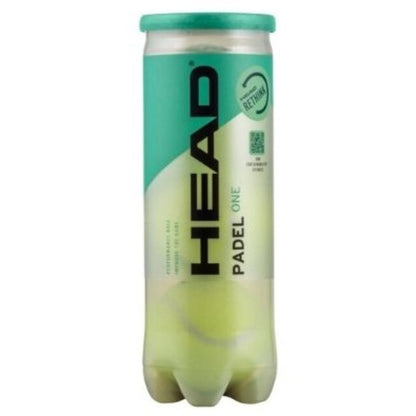 Head Padel One padelbolde (3 stk.) padellife