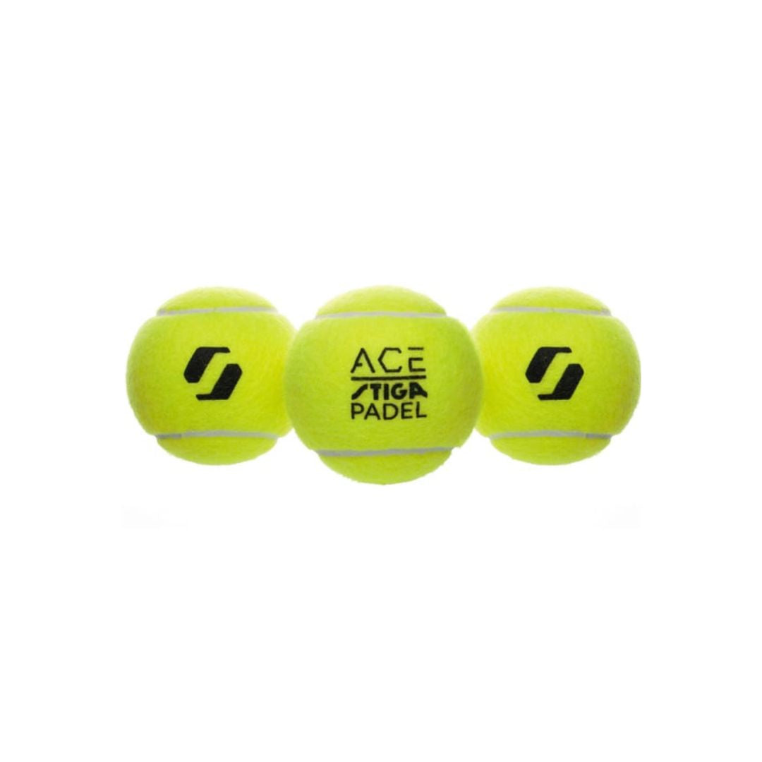 Stiga Ace Padelbolde (3 stk.) padellife
