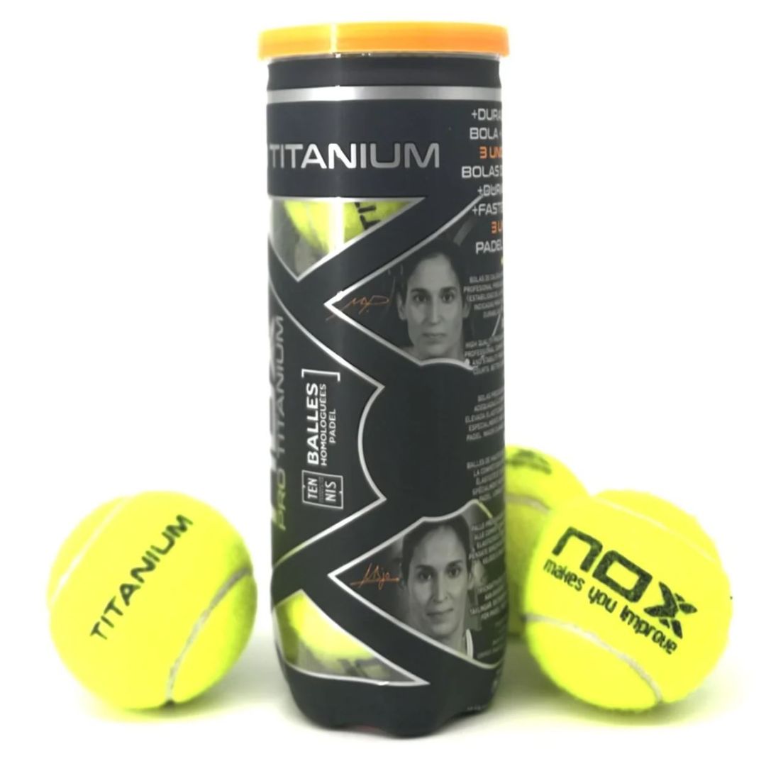 Nox Pro Titanium padelbolde (3 stk.) padellife