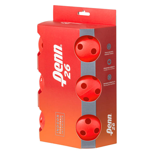 Head Penn 26 Indoor Pickleballbolde (6 stk.)