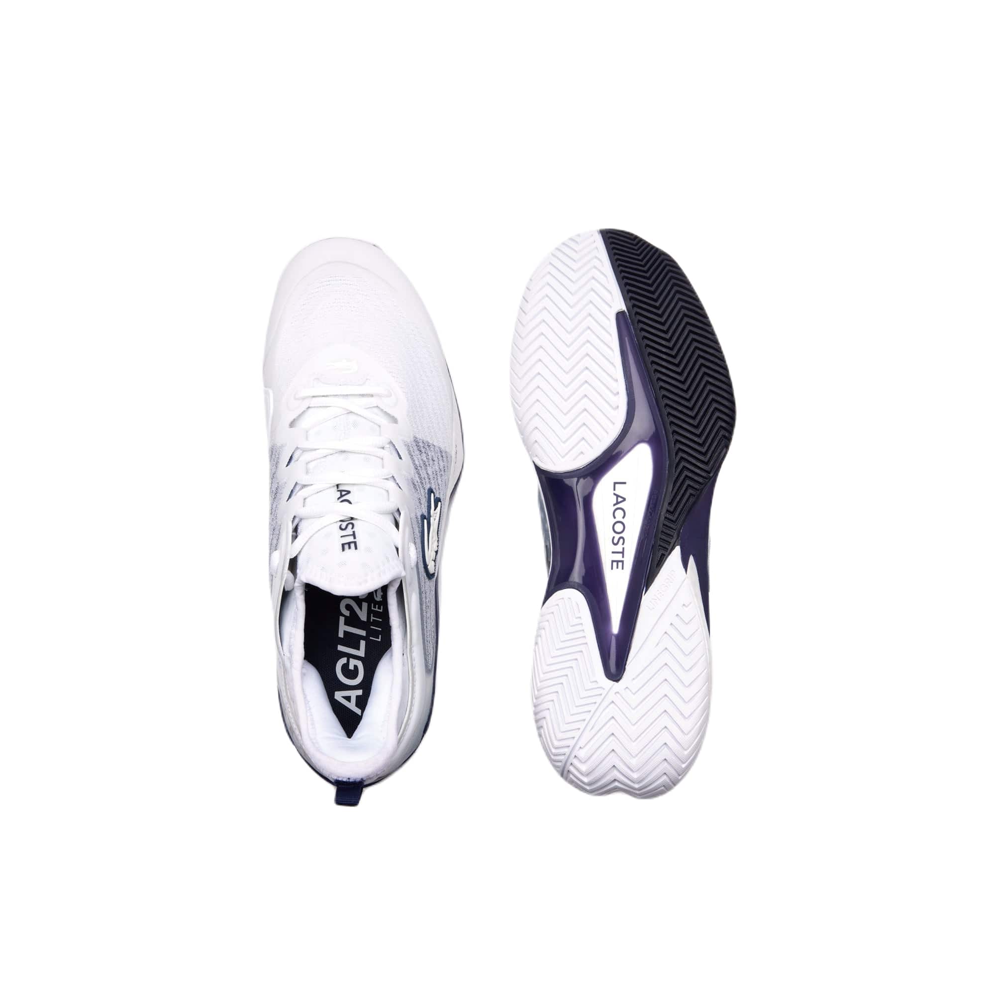 Lacoste AG-LT23 Lite Textile sko (White/Navy) - Racketlife.dk