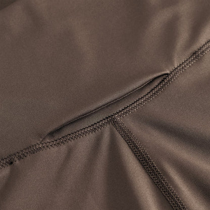 Cuera Active Logo Tights Long (Dark Brown)