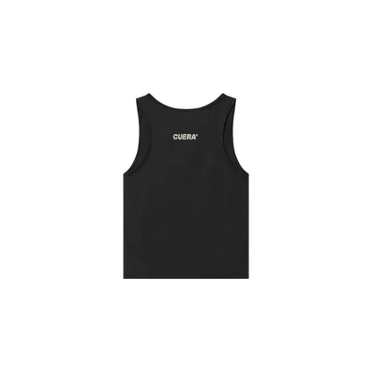 Cuera Oncourt Cropped Tank Top (Black)