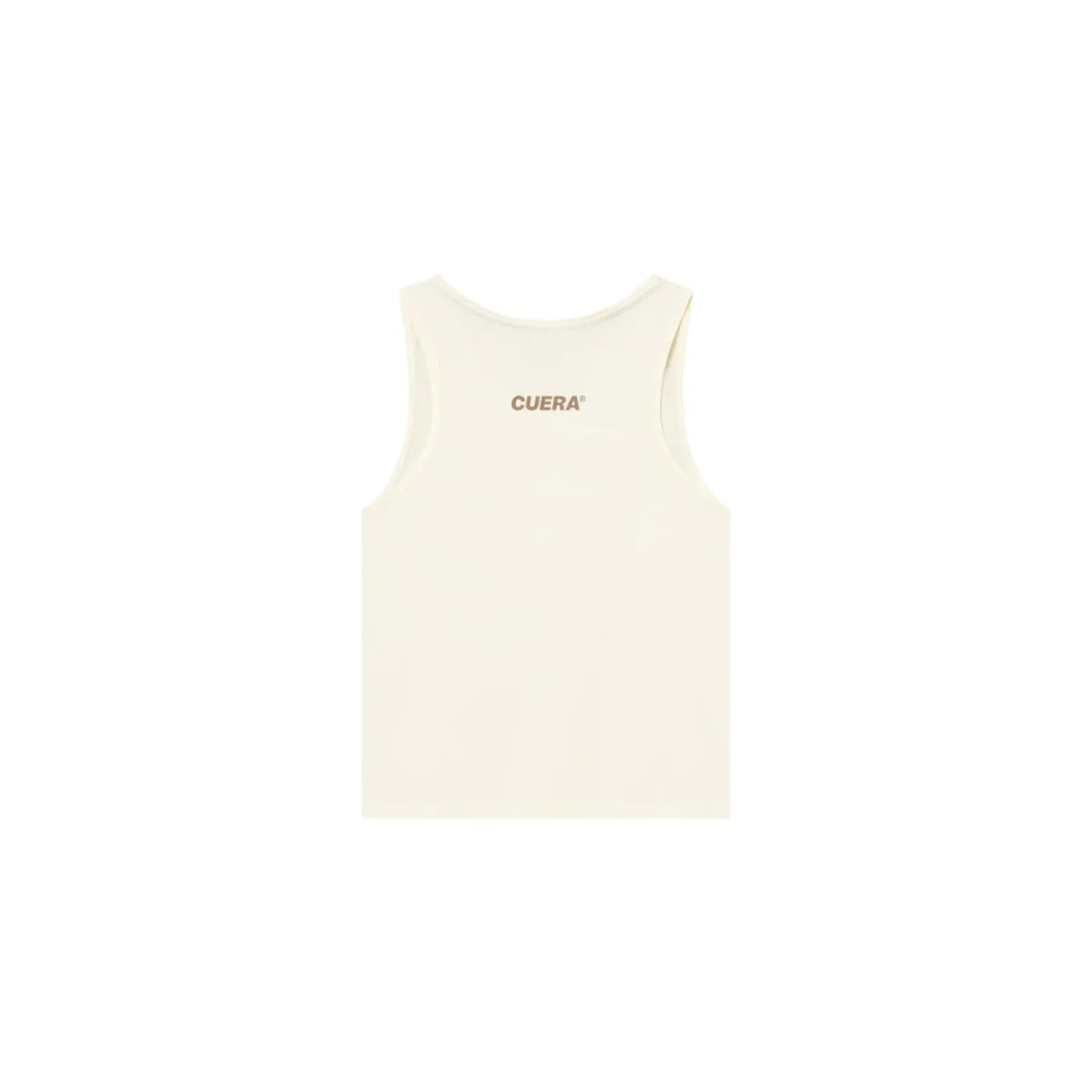Cuera Oncourt Cropped Tank Top (Off White)