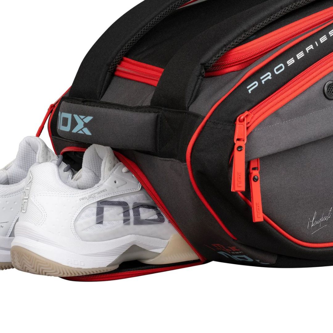 Nox ML10 Competition XL Compact Padeltaske (Black/Red) padellife
