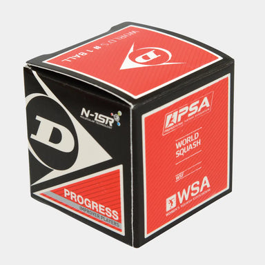Dunlop Progress Squasbold (1 rød prik)