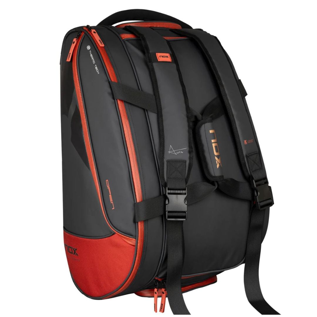 Nox Luxury Open Series Padeltaske (Black/Red) padellife