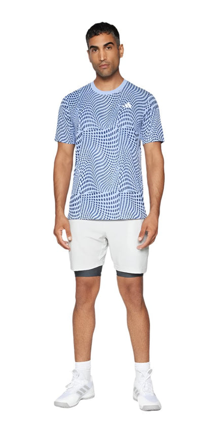 Adidas Club Graphic T-shirt (Blå/Sort)