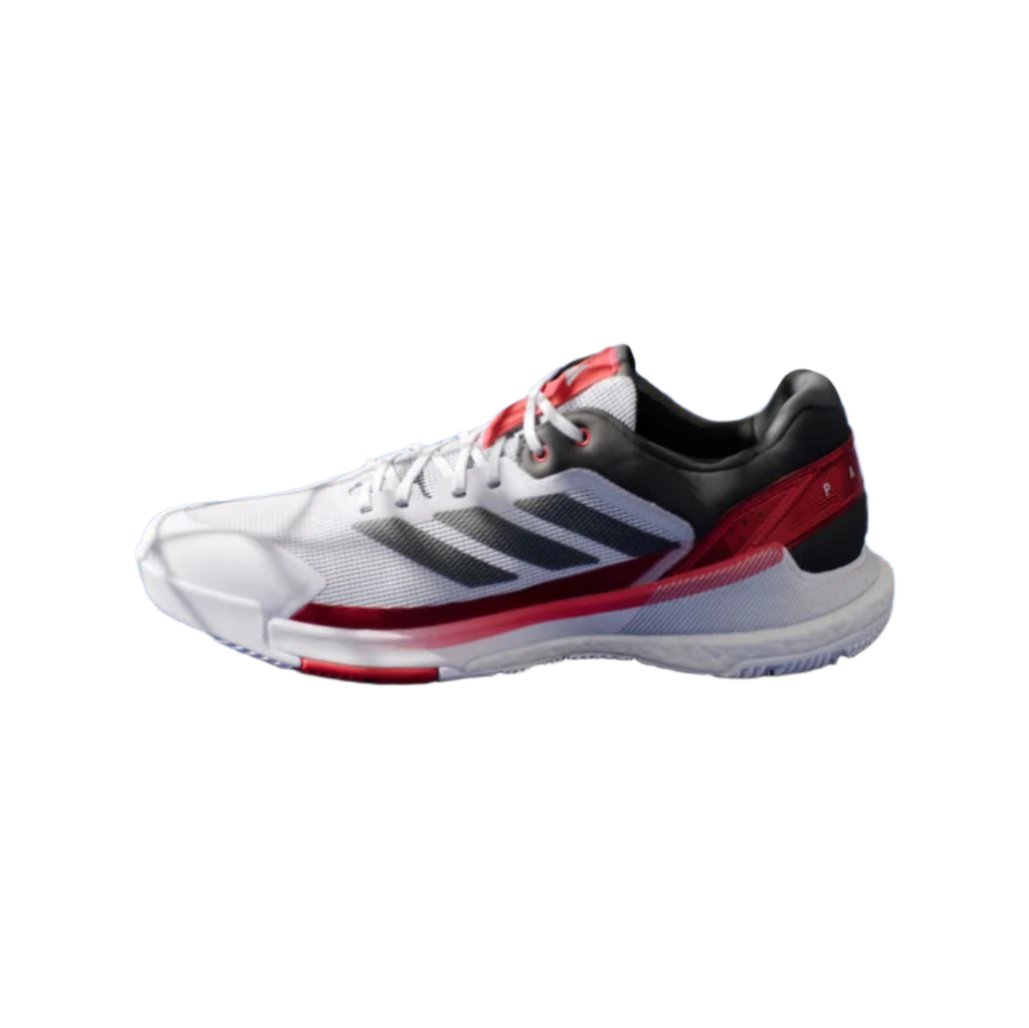 Adidas Crazyquick Boost Padel sko (Cloud White/Core Black/Lucid Red)